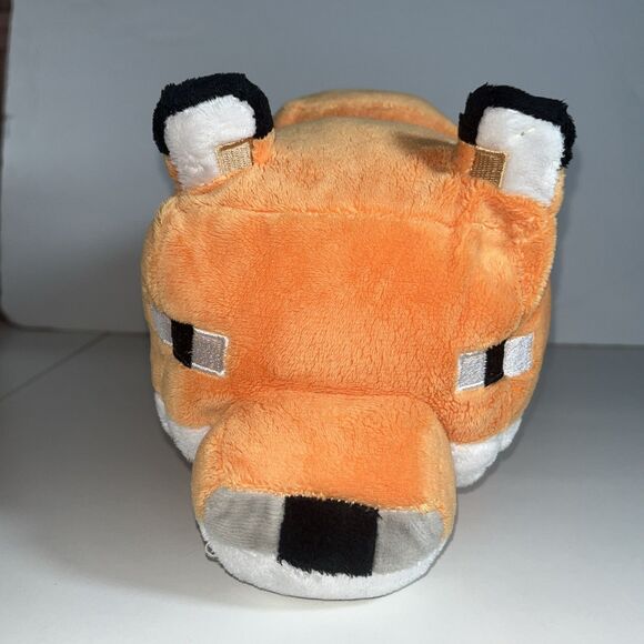 MINECRAFT FOX Soft Plush 20" Mojang Stuffed Toy Animal Long Pillow Buddy orange - Picture 4 of 7